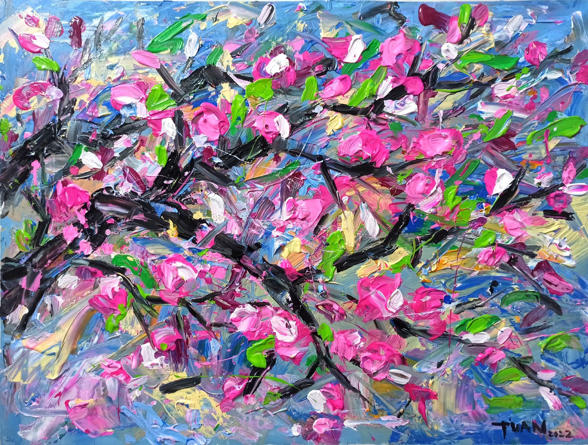 Le anh Tuan, Peach blossom in Spring Le anh Tuan, Peach blossom in Spring