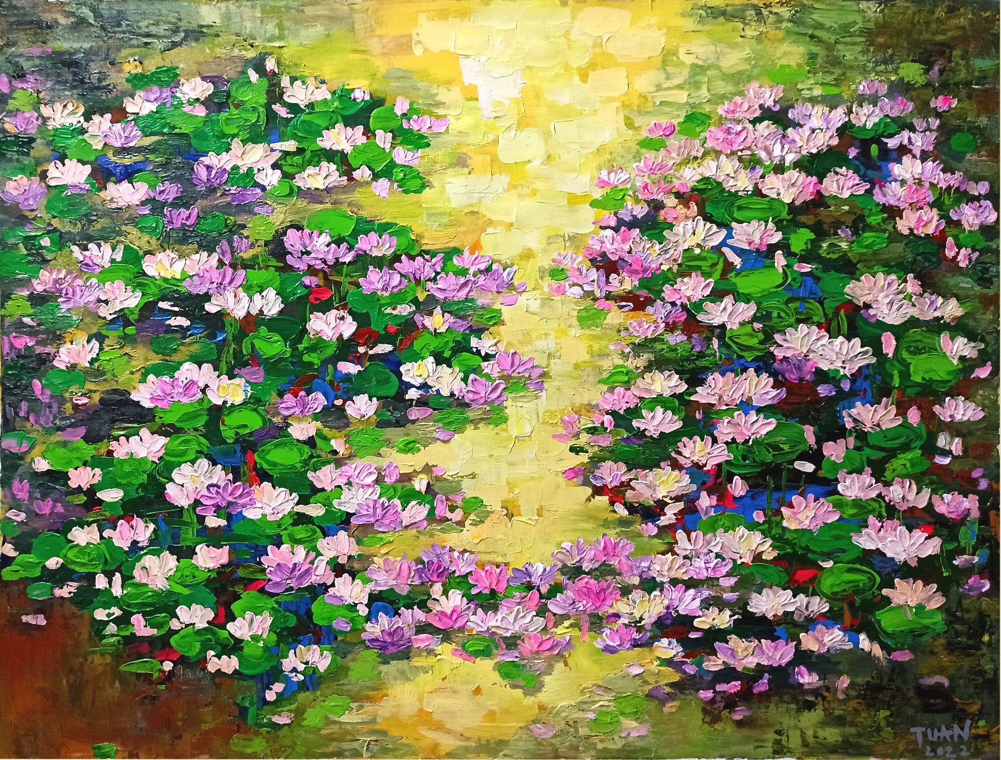 Le anh Tuan, Morning, Painting, Acrylic on Canvas Le anh Tuan, Morning, Painting, Acrylic on Canvas