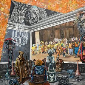 Pintura, Secret Society - Throne, Franck Kemkeng Noah