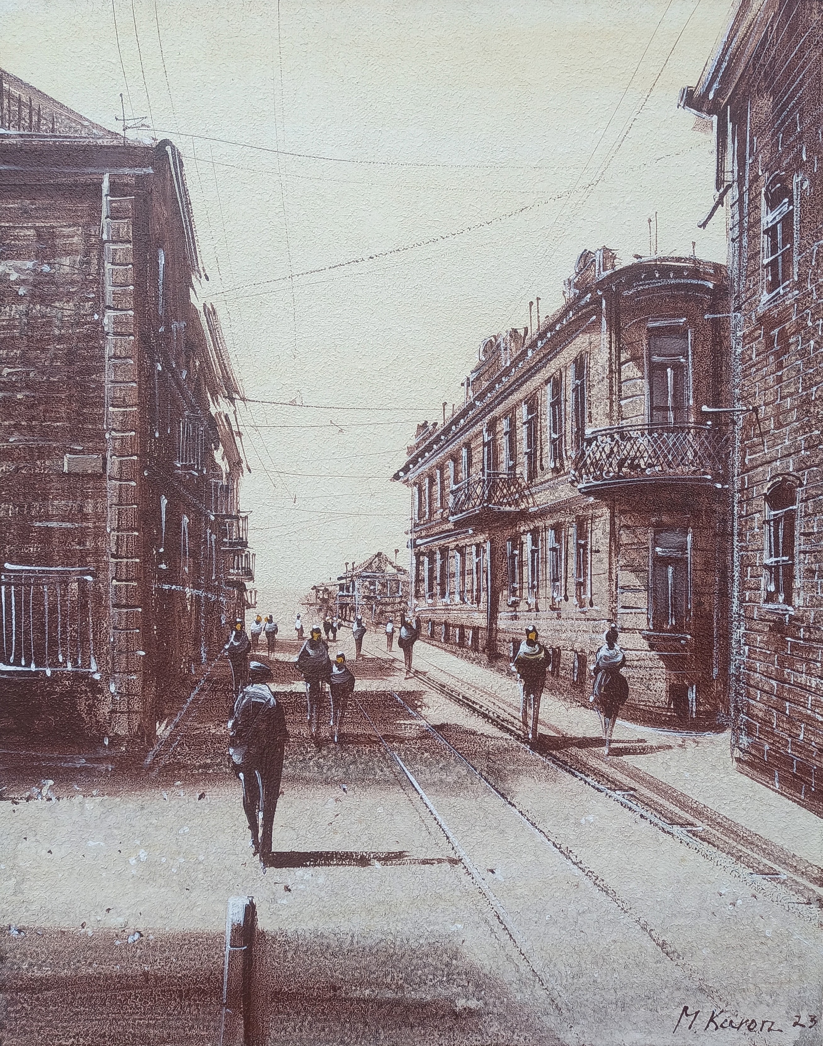 Aram Movsisyan, Cityscape - Old Yerevan 1 Aram Movsisyan, Cityscape - Old Yerevan 1