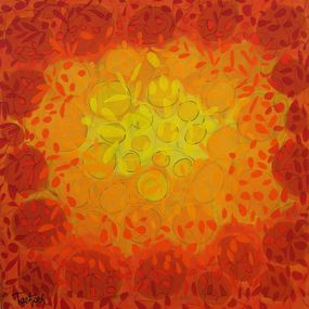 Painting, Sunburst, Lynne Taetzsch