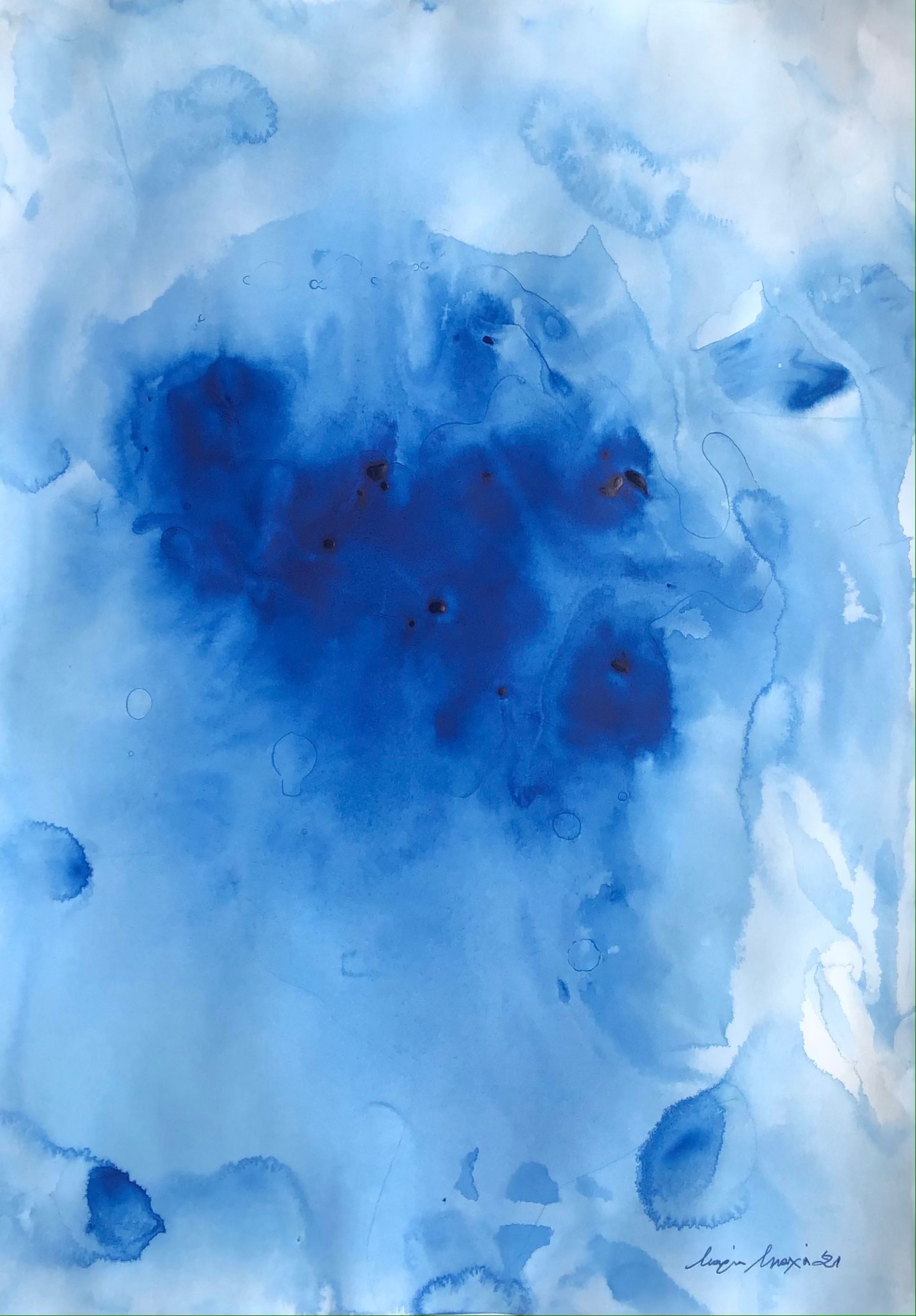 Maria Bacha, Dive Into Blue I Maria Bacha, Dive Into Blue I