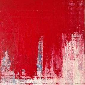 Painting, Red Lava, Mariusz Makula