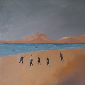 Painting, Catch a wave, Mariusz Makula