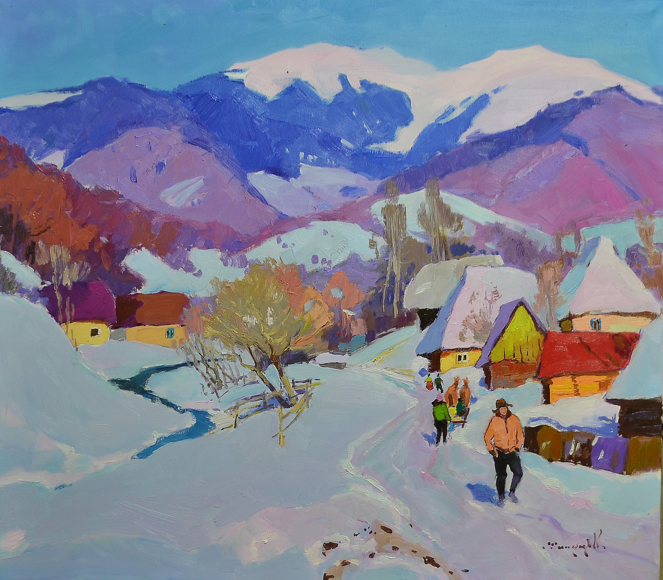 Alexander Shandor, Happy Colors of Winter Alexander Shandor, Happy Colors of Winter