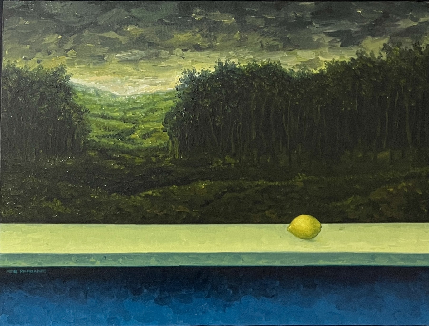 Meir Pichhadze, A Lemon on the Windowsill Meir Pichhadze, A Lemon on the Windowsill