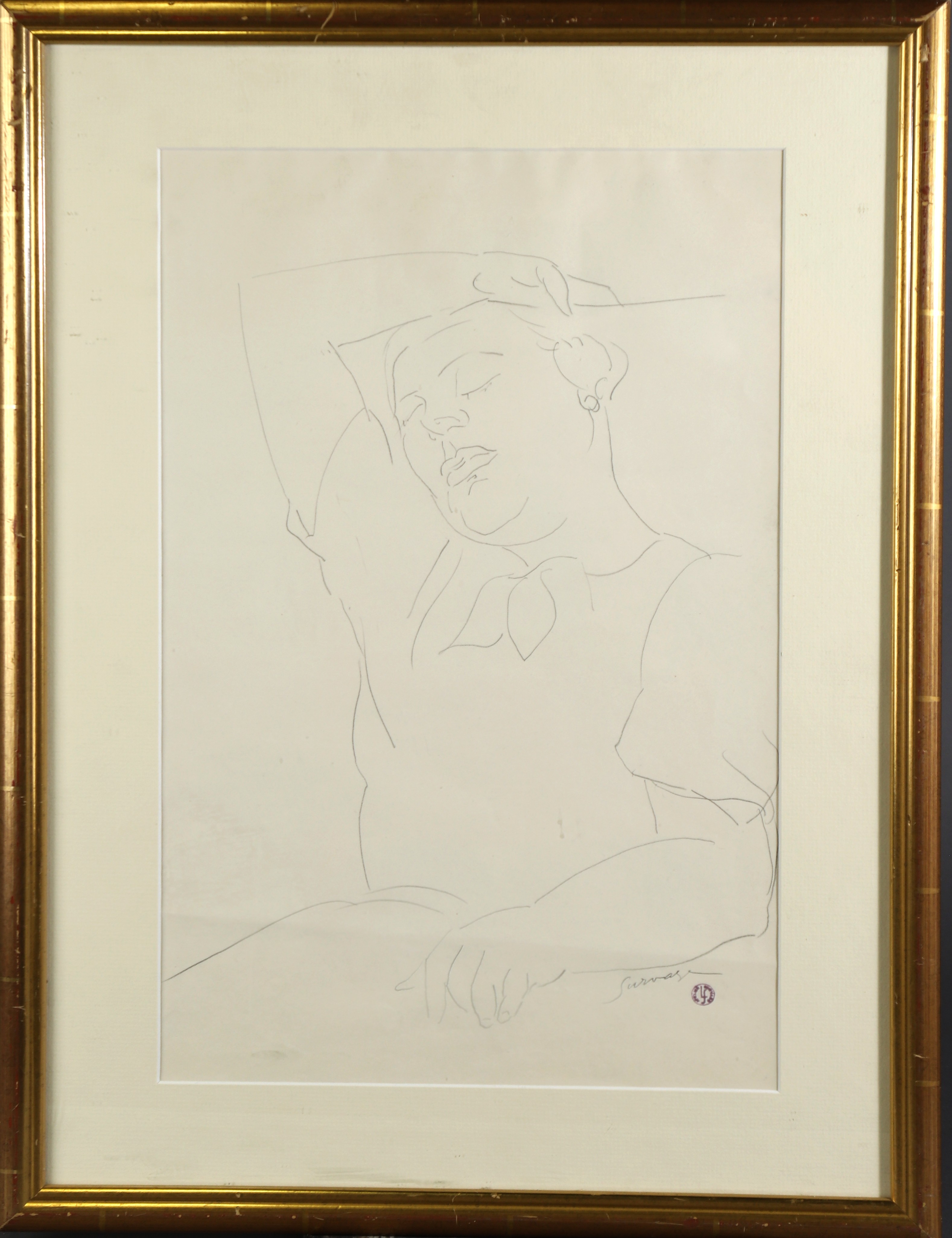 Léopold Survage, Femme endormie Léopold Survage, Femme endormie