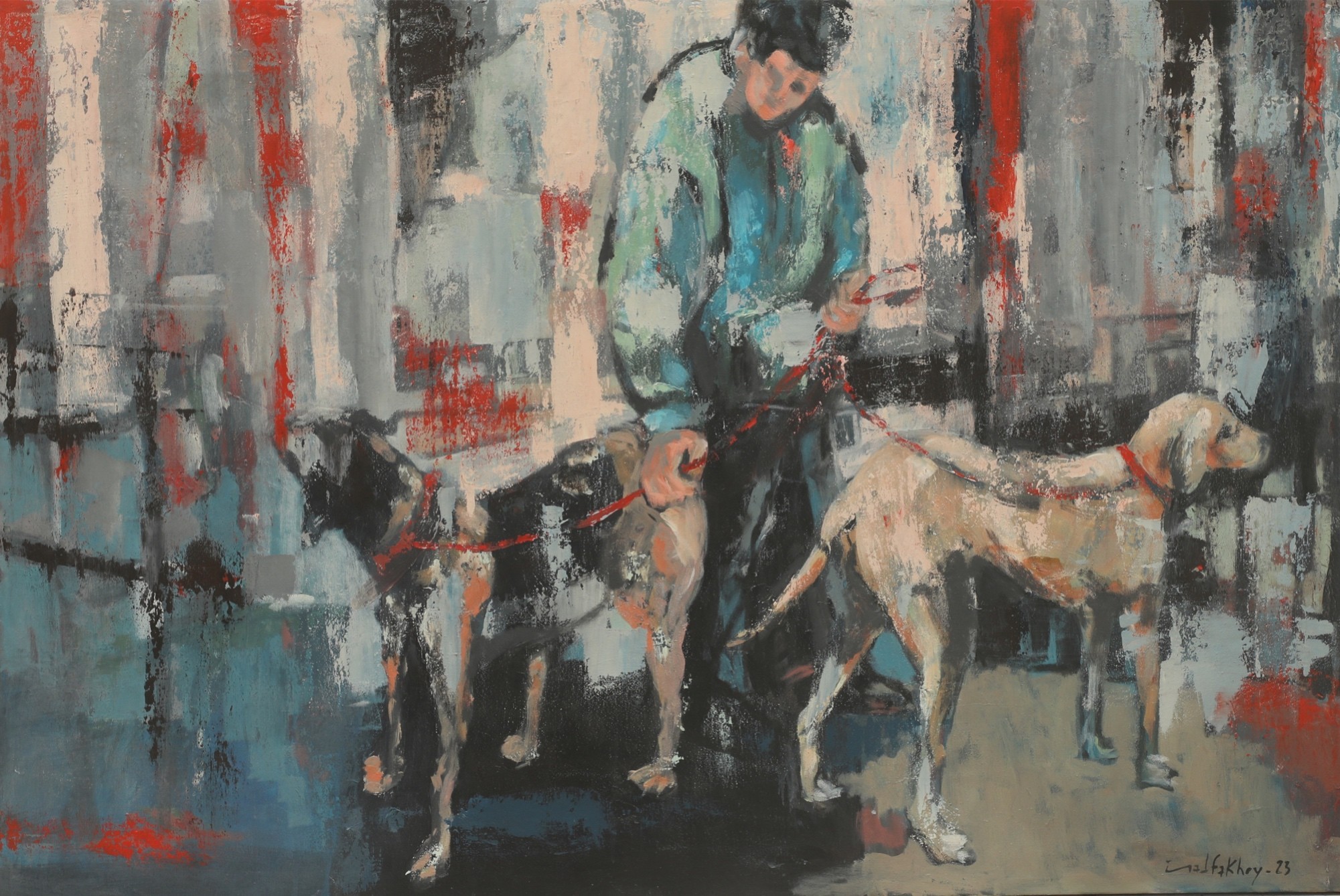 Imad Fakhry, Threefold scene Imad Fakhry, Threefold scene