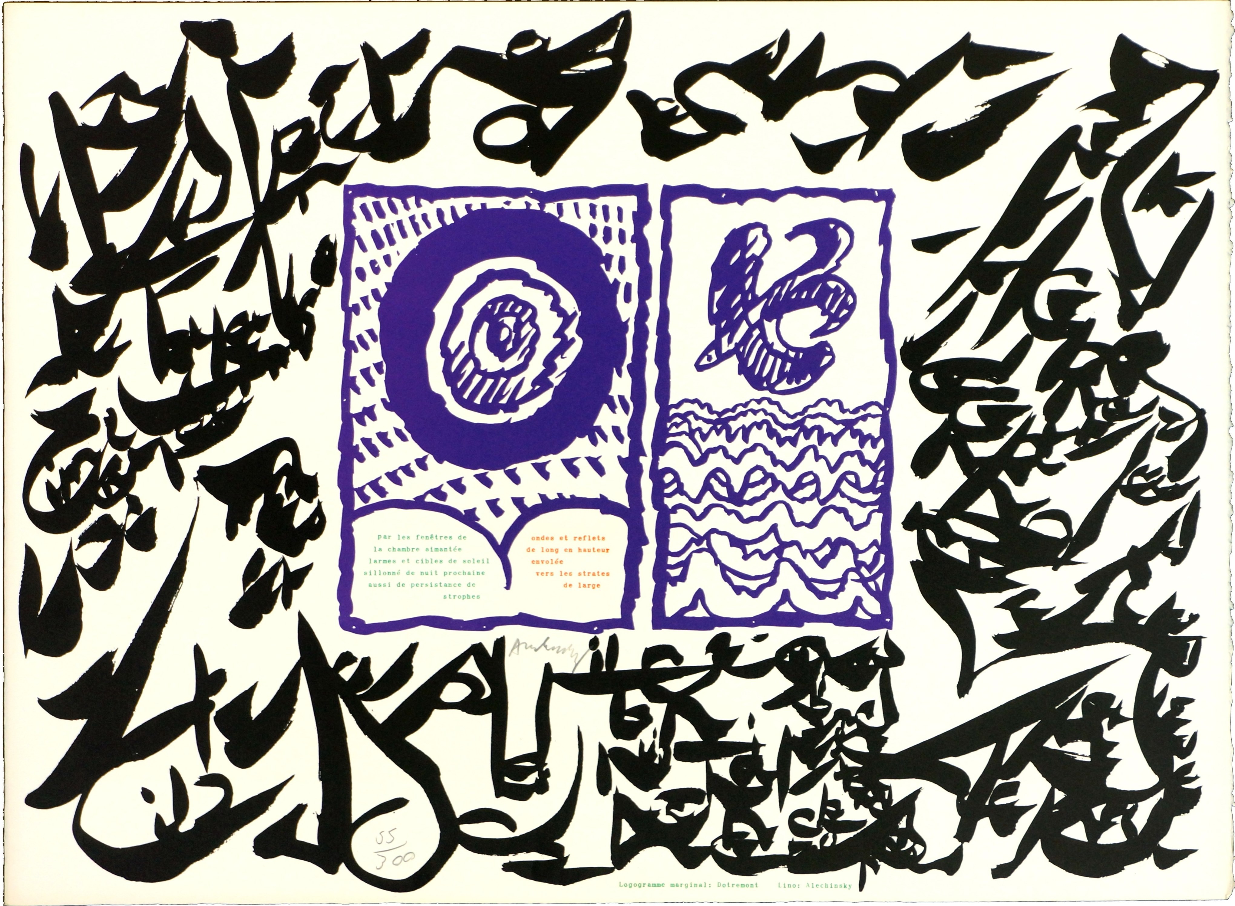 Pierre Alechinsky, Linolog I Pierre Alechinsky, Linolog I