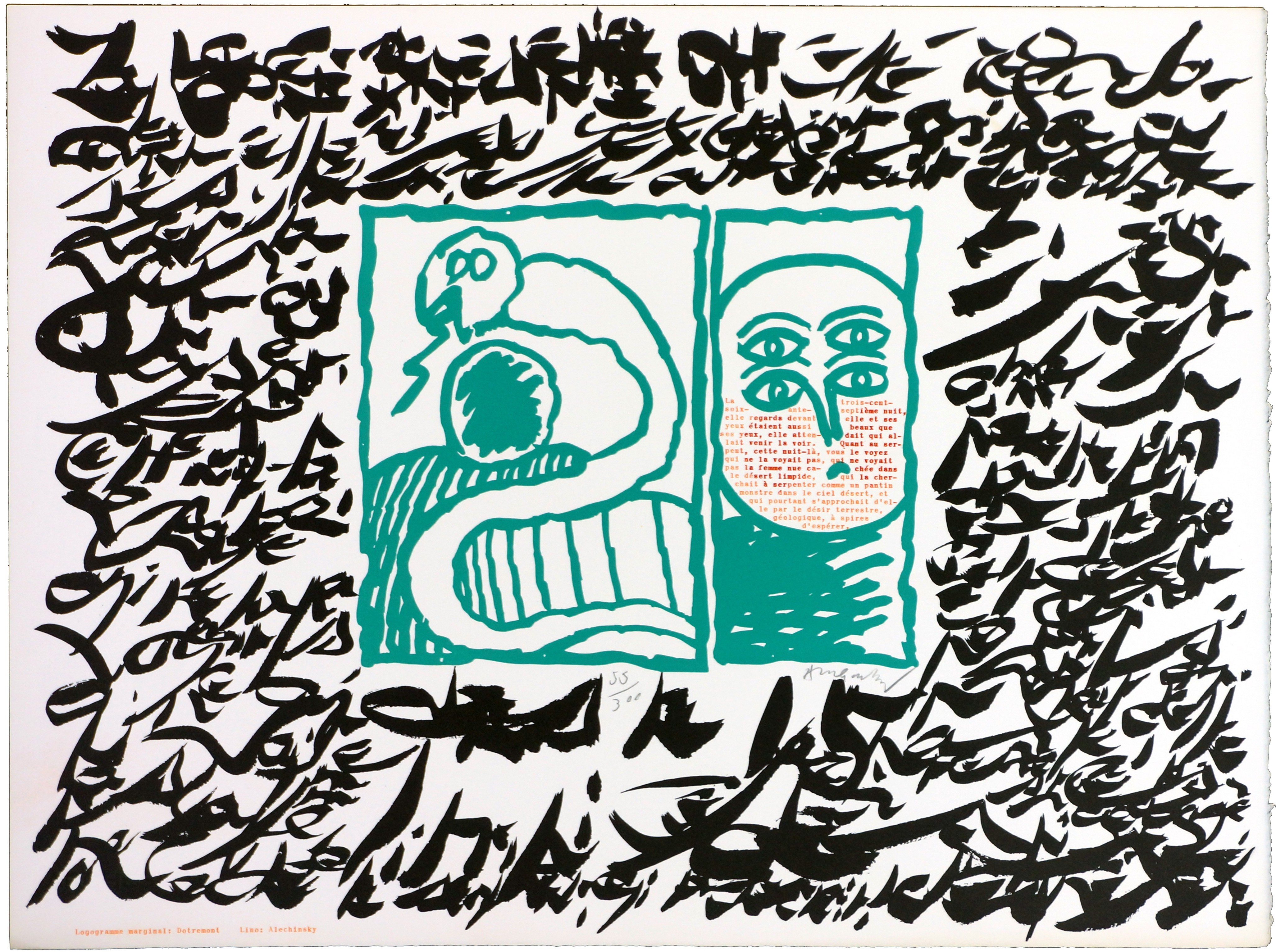 Pierre Alechinsky, Linolog II Pierre Alechinsky, Linolog II