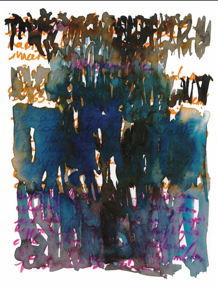Gabriella Moussette, Ecriture colorée Gabriella Moussette, Ecriture colorée