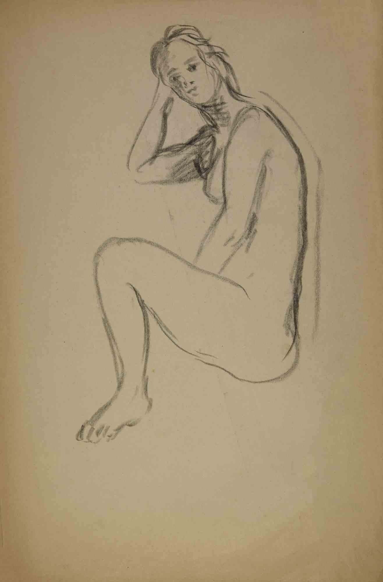 André Meaux Saint-Marc, Nude Woman André Meaux Saint-Marc, Nude Woman