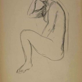 Dessin, Nude Woman, André Meaux Saint-Marc