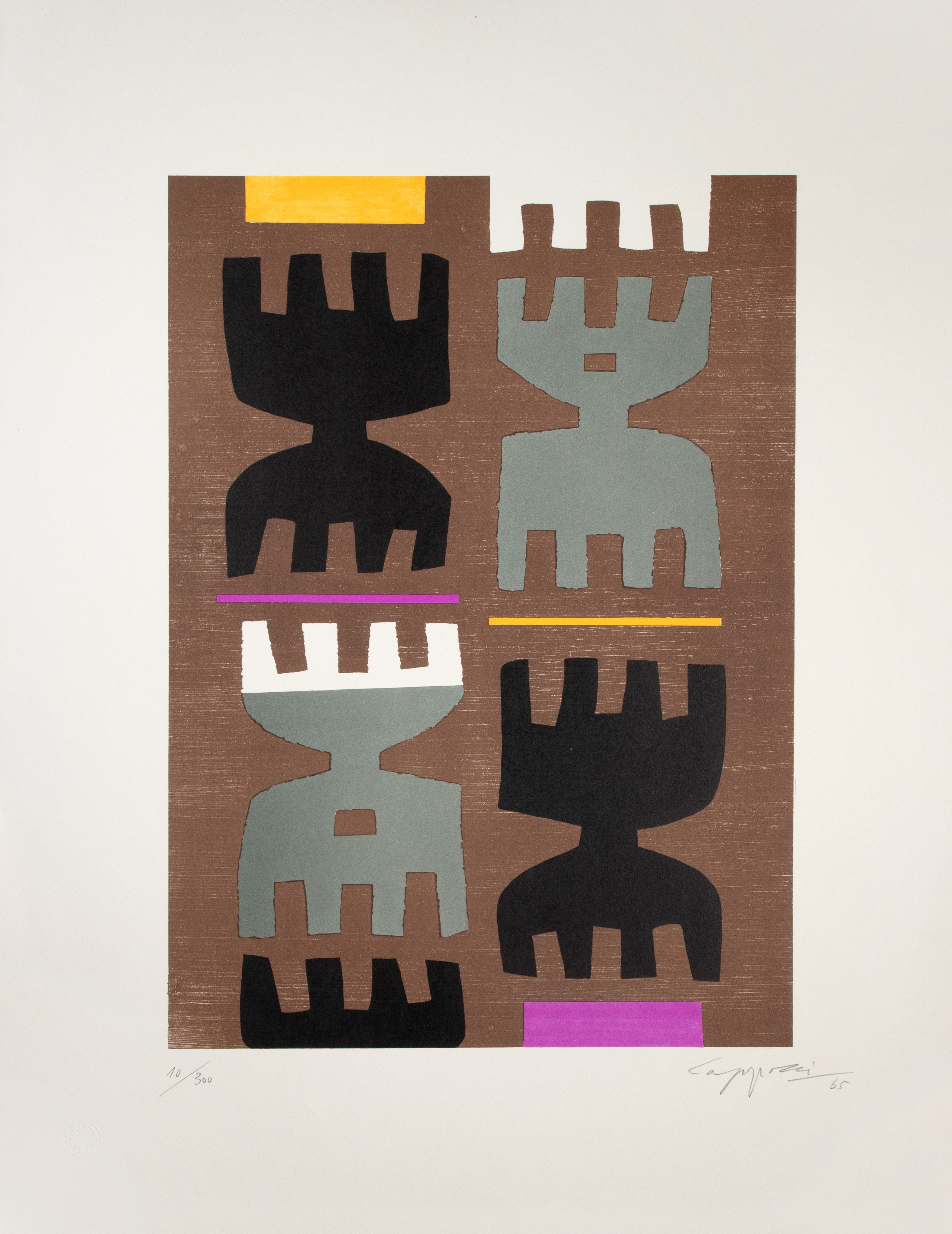 Giuseppe Capogrossi, Untitled Giuseppe Capogrossi, Untitled