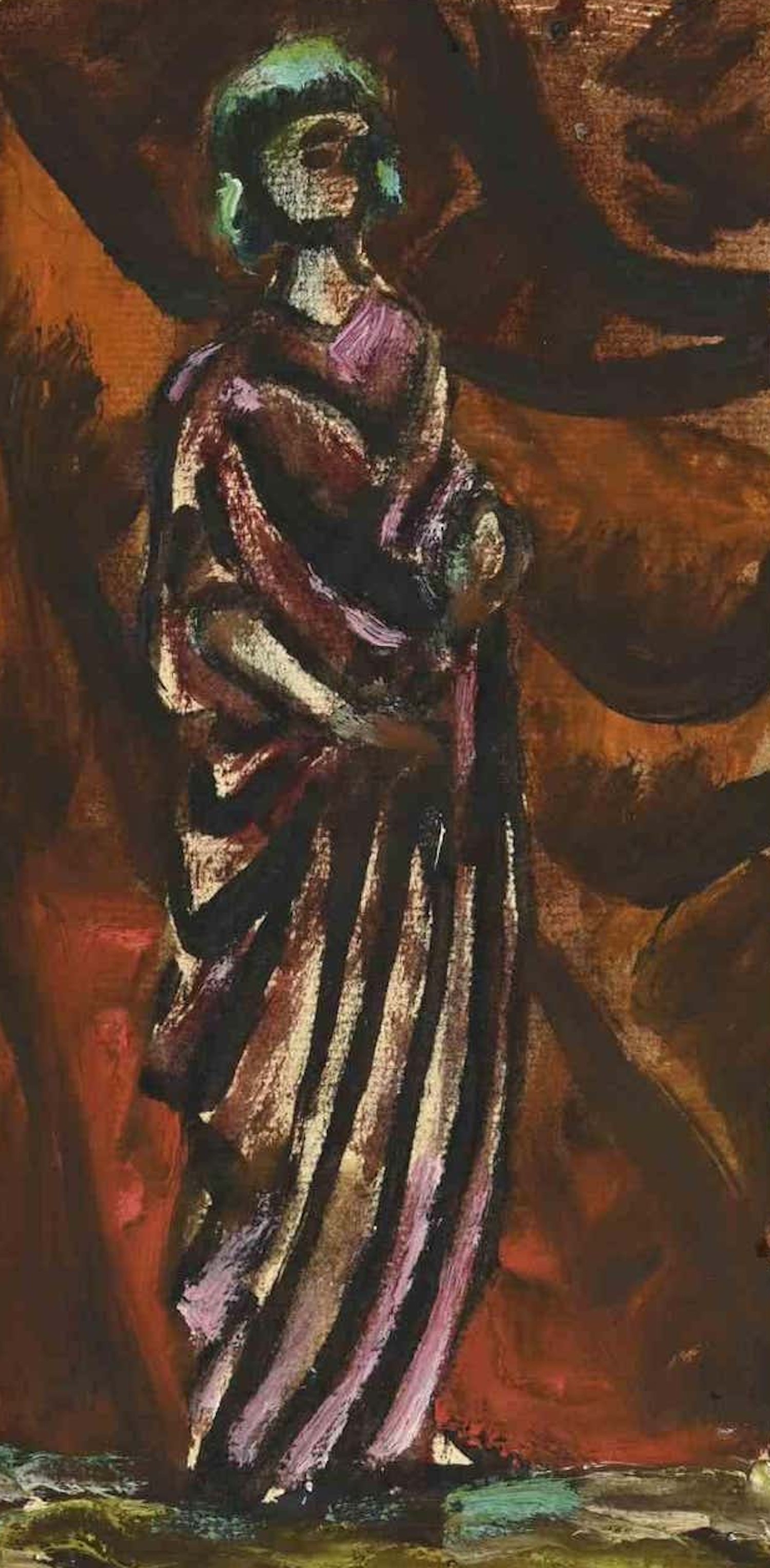 Ernest Fouard, A Wrapped Woman Ernest Fouard, A Wrapped Woman