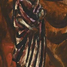 Dibujo, A Wrapped Woman, Ernest Fouard