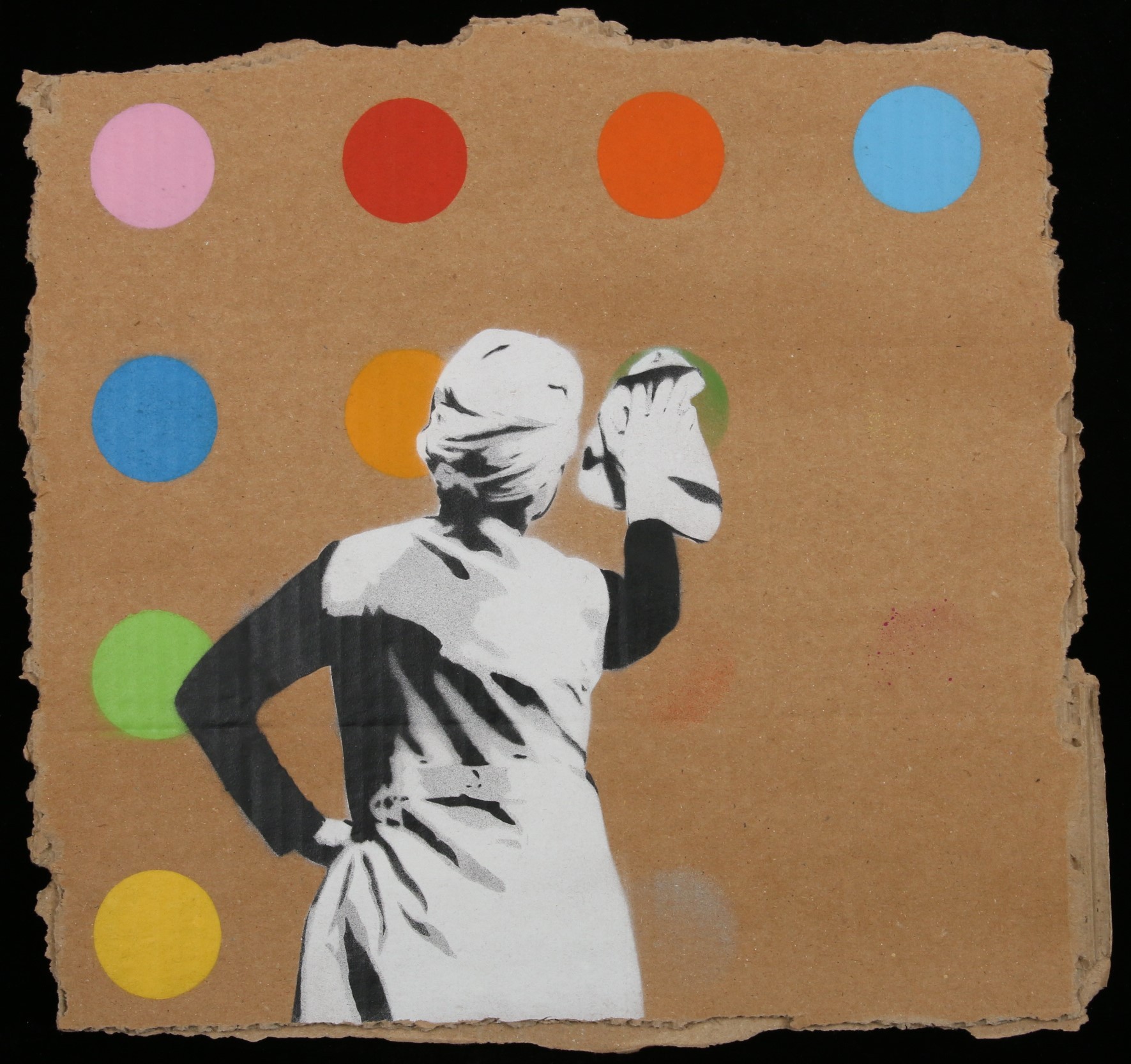 Kunstrasen, Spot Remover (on cardboard) Kunstrasen, Spot Remover (on cardboard)