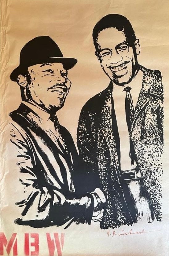 Mr Brainwash, Malcom X et Martin Luther King Mr Brainwash, Malcom X et Martin Luther King