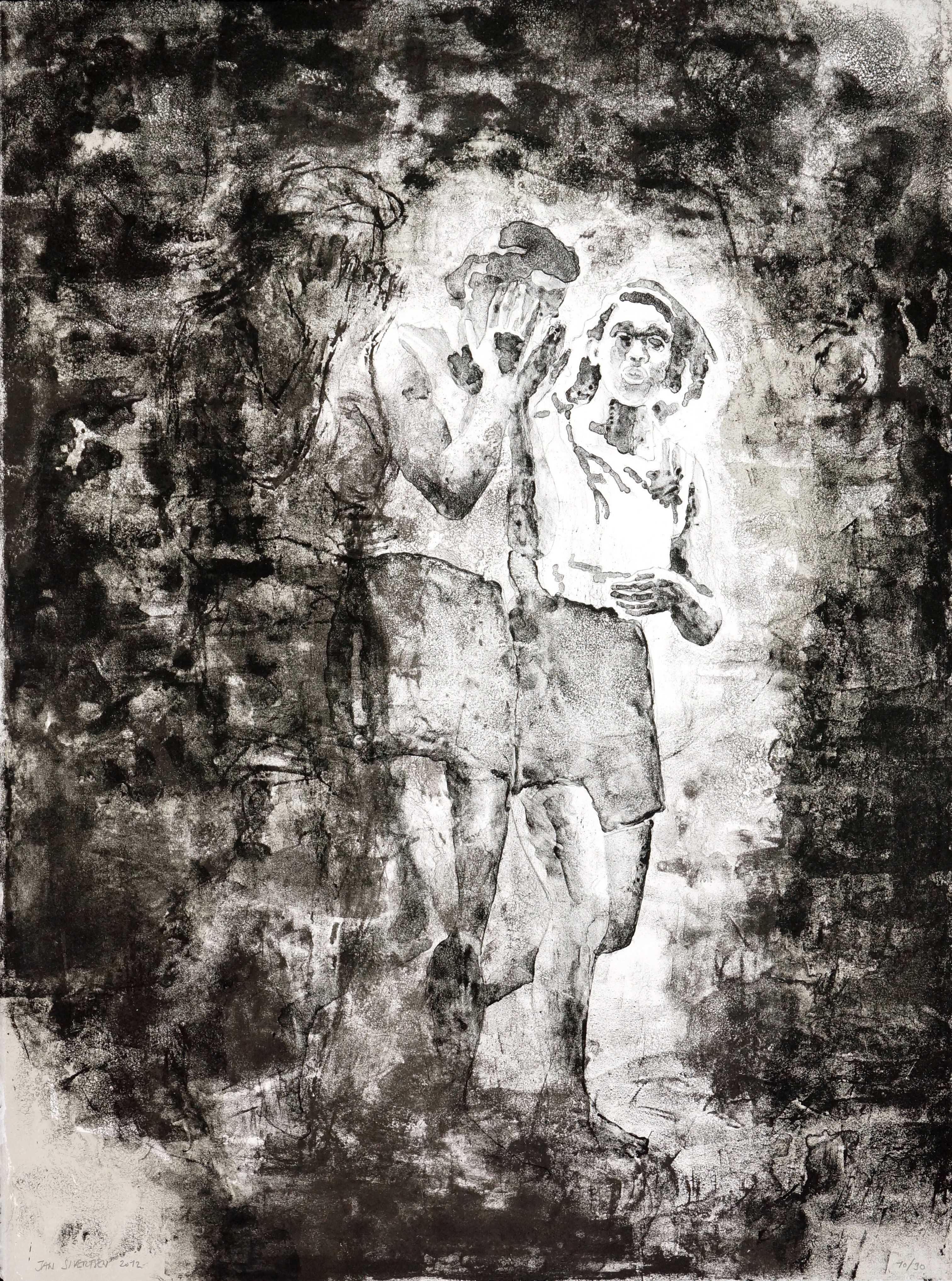 Jan Siversten, L’existant-Deux figures sortant Jan Siversten, L’existant-Deux figures sortant