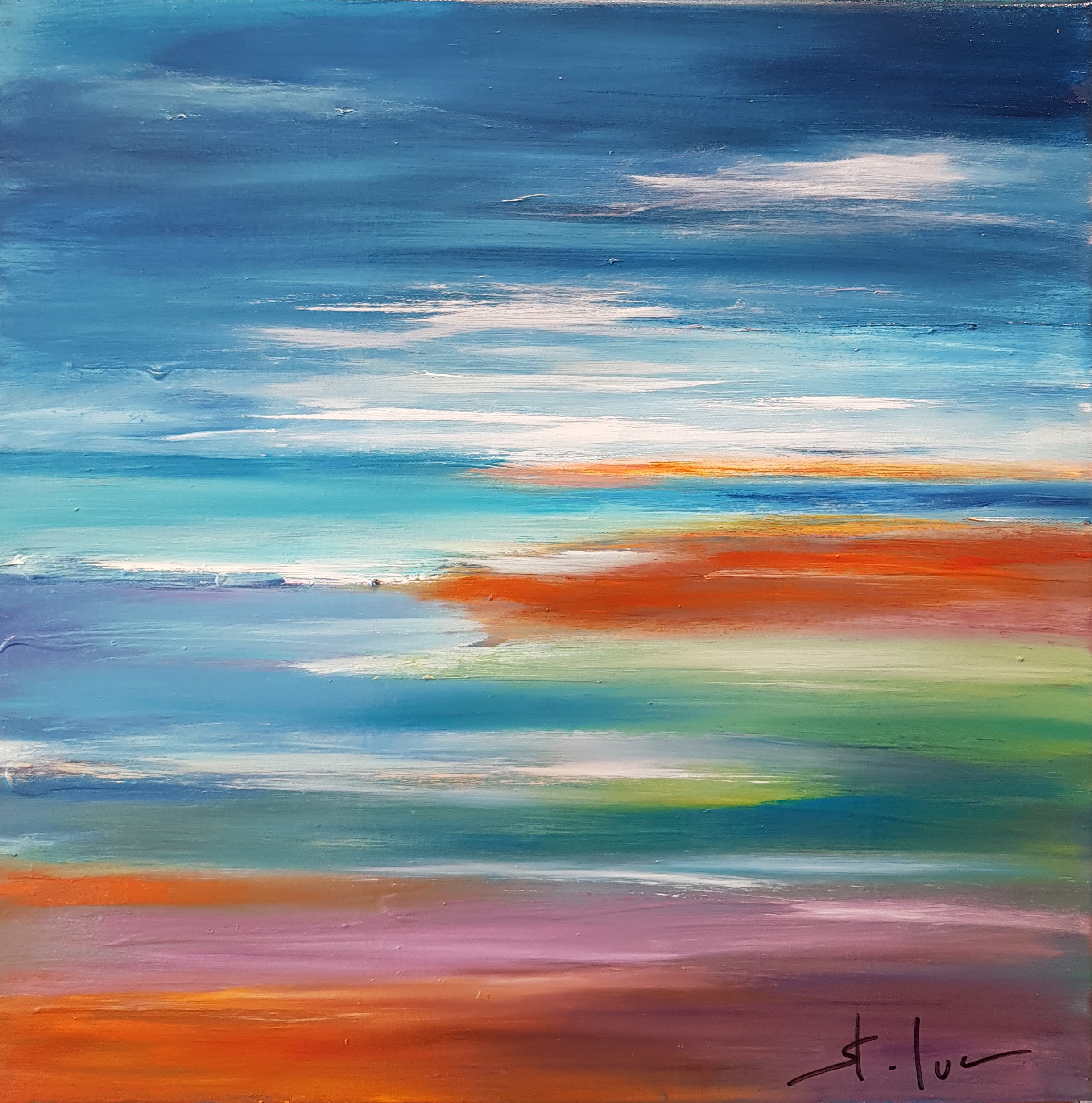 Michel Saint-Luc, Poetic Landscape 9 Michel Saint-Luc, Poetic Landscape 9