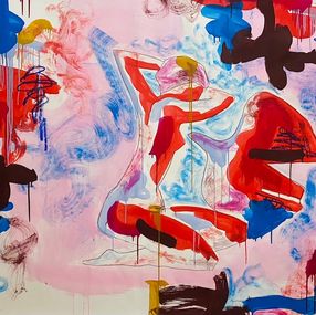 Gemälde, Annonciation en rose, Stephanie Larène