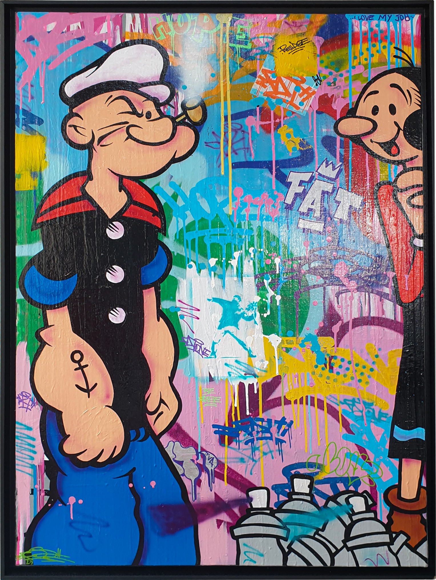 Fat, Popeye X Olive Fat, Popeye X Olive