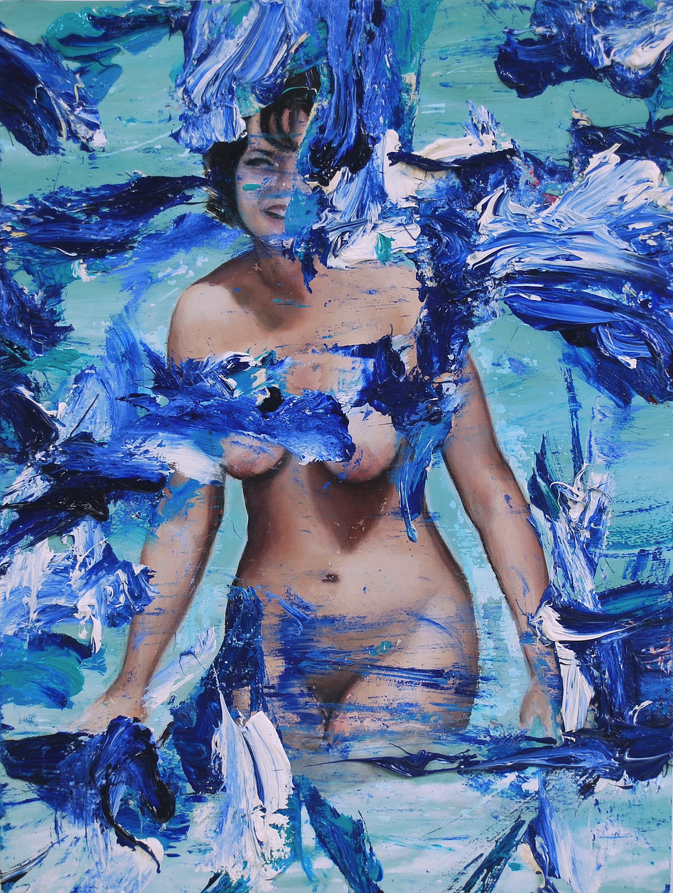 Maxwell Stevens, Wading Nude Maxwell Stevens, Wading Nude