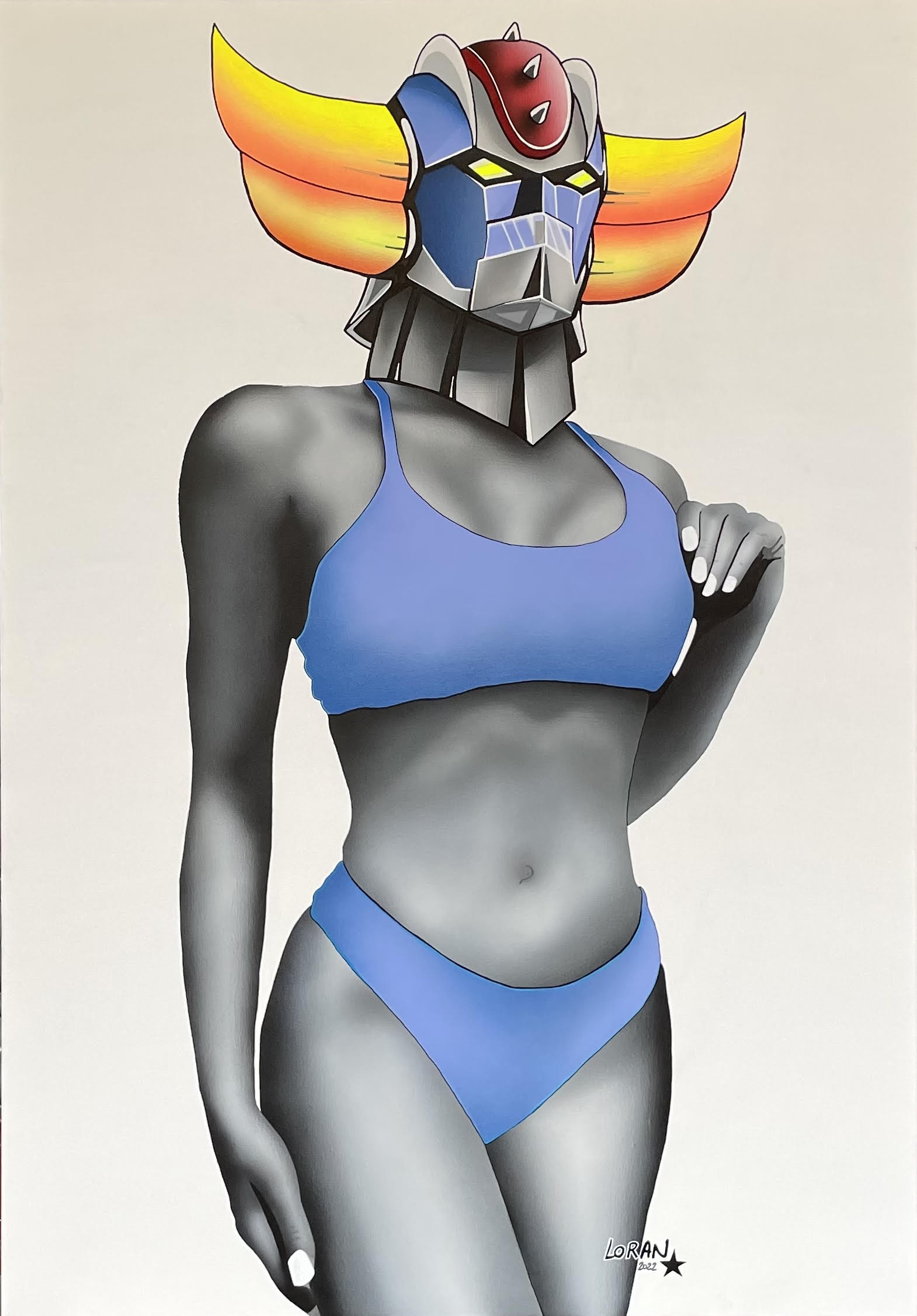 Loran Romain, Miss Goldo blue Loran Romain, Miss Goldo blue