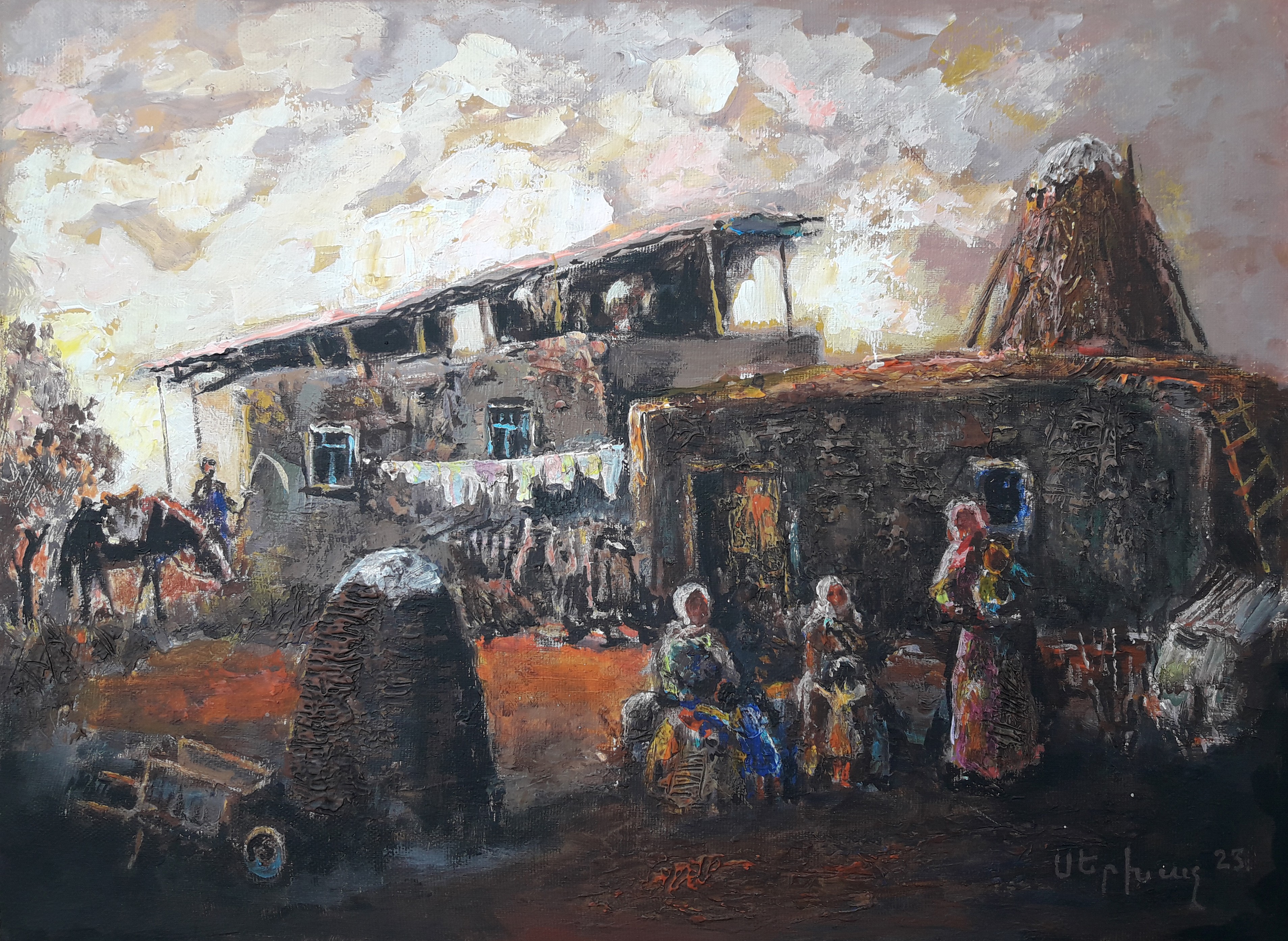 Sergey Khachatryan, Dusk in the village Sergey Khachatryan, Dusk in the village