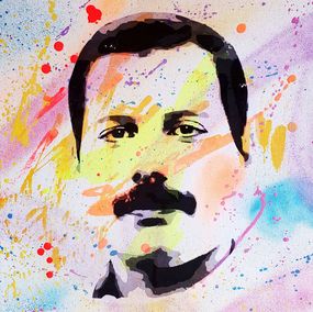 Peinture, Freddie Mercury Queen, PyB