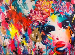 Peinture, Girl with Roses, Bar Ben Vakil