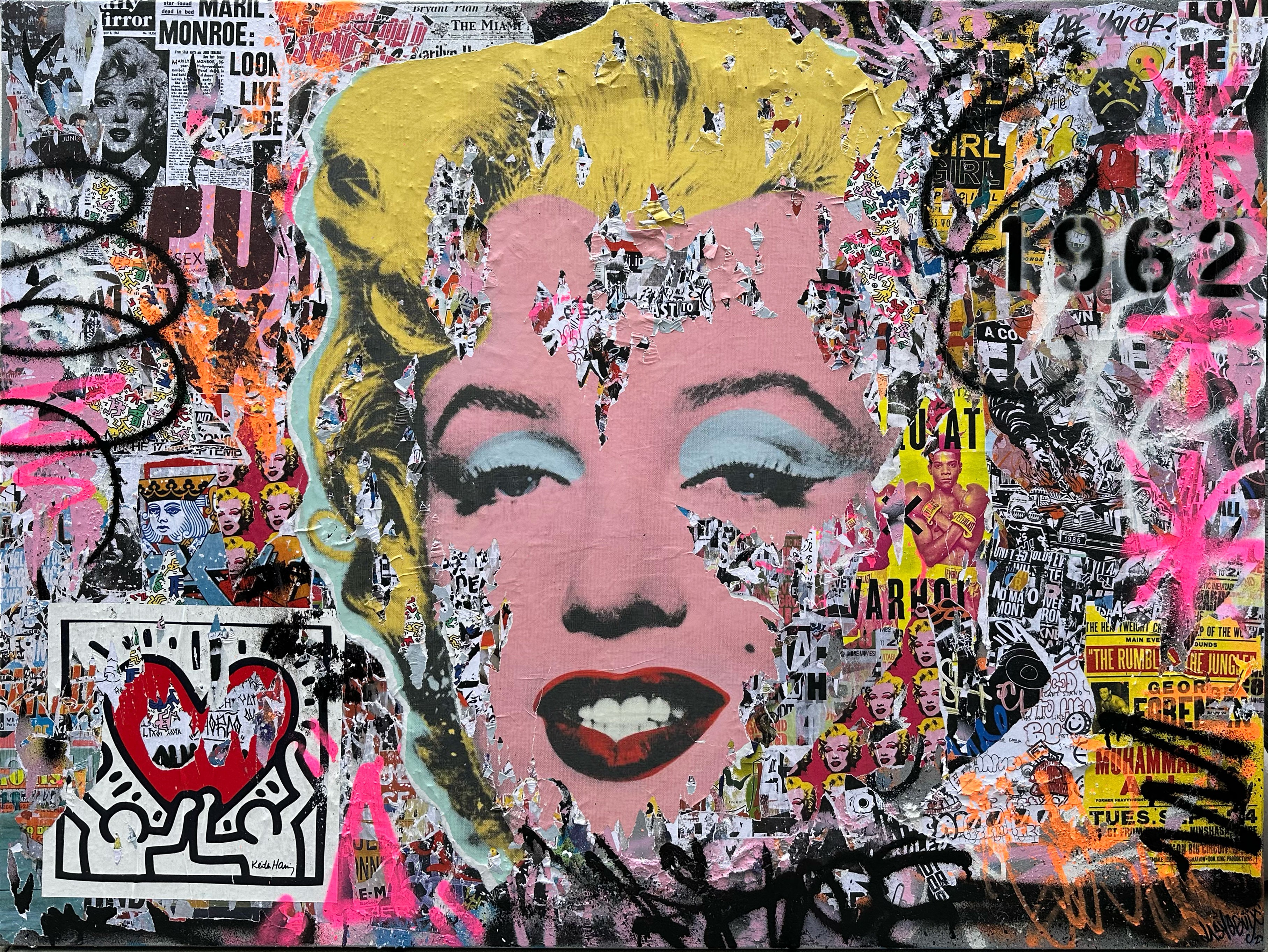 Lasveguix, Warhol Pop Girl 1962 Lasveguix, Warhol Pop Girl 1962