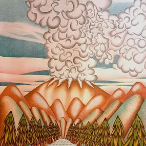 Print, Mount Saint Helen - III, Leo Labelle