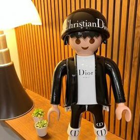 Escultura, Playmobil Christian Dior, Guillaume & Anthony