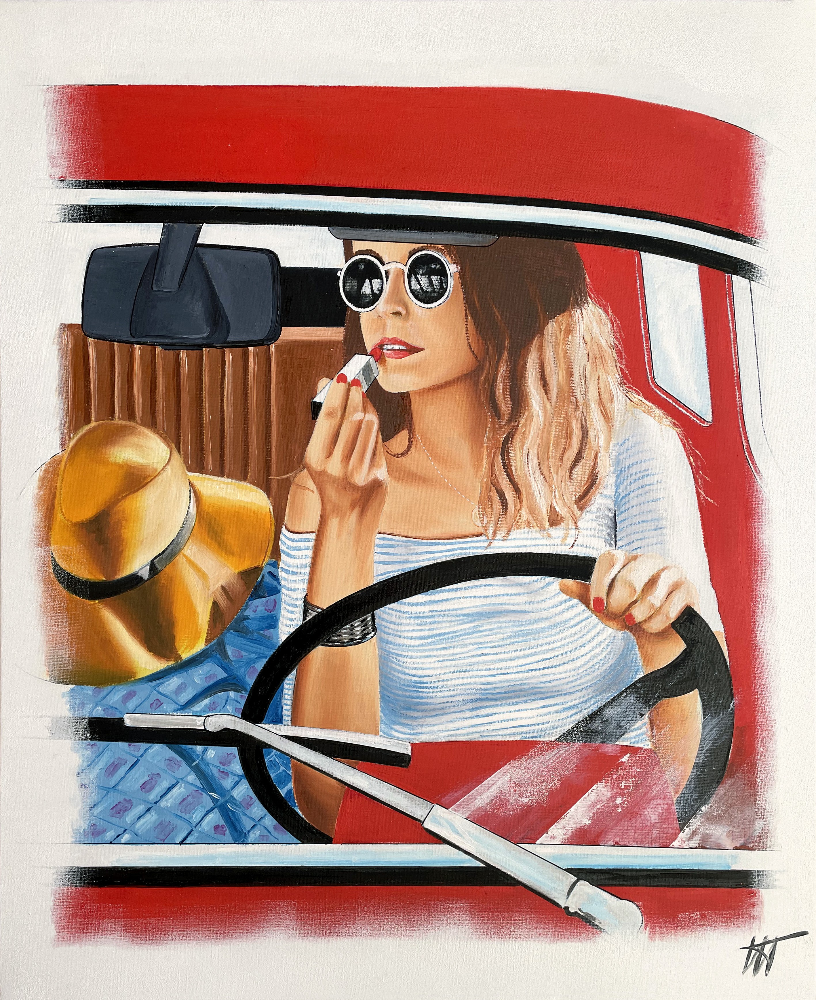 Jean-Jacques Venturini, Elle aime la couleur rouge. Jean-Jacques Venturini, Elle aime la couleur rouge.