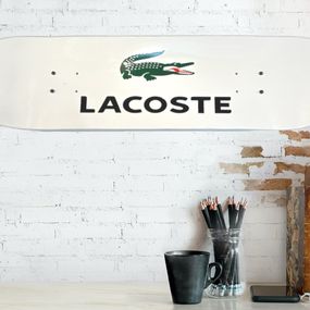 Sculpture, Lacoste skateboard, Guillaume & Anthony