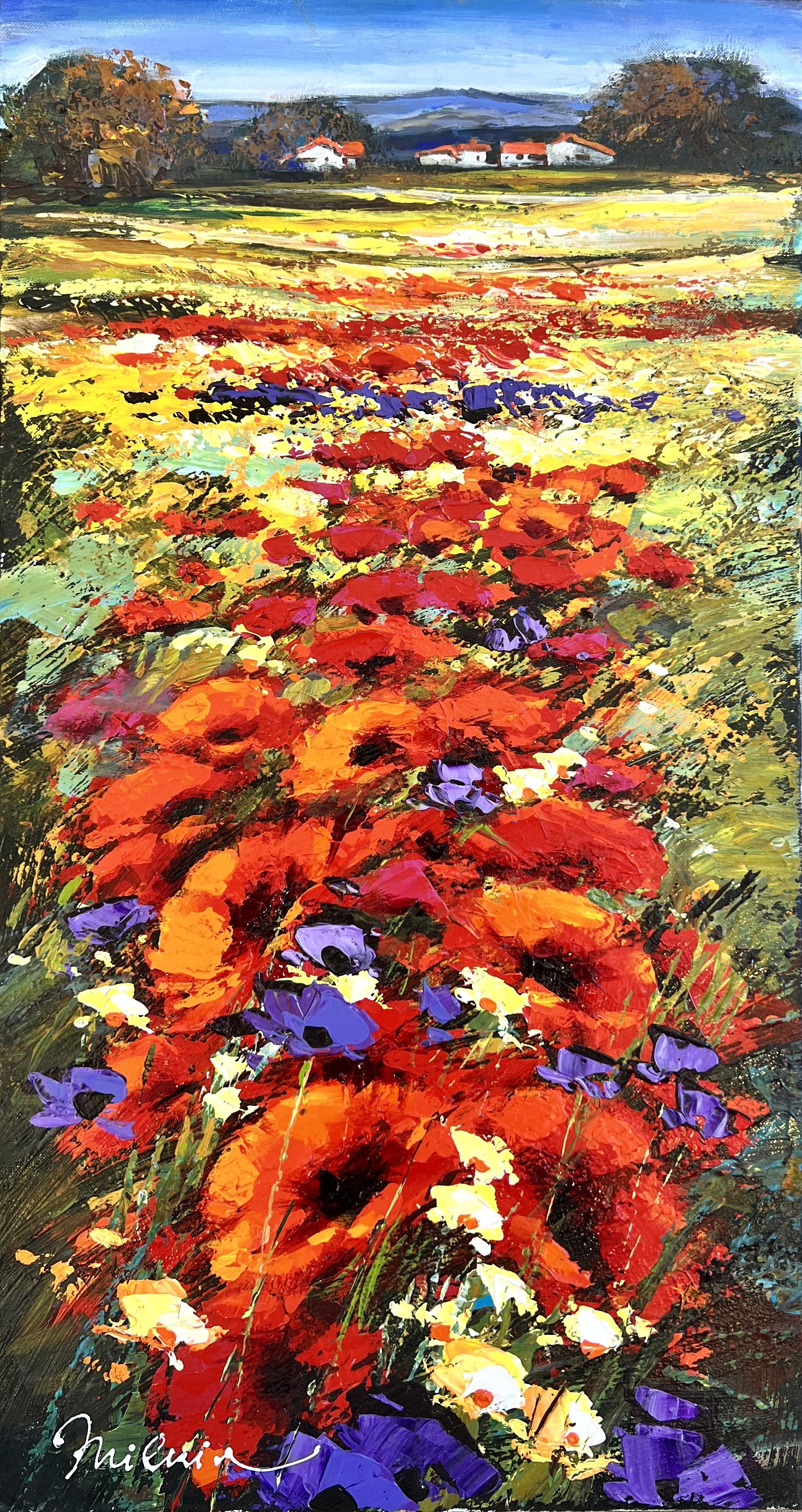 Michael Milkin, Radiant Flowered Fields Michael Milkin, Radiant Flowered Fields