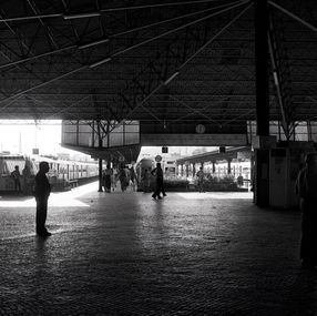 Photographie, Gare de Lisbonne, Portugal, José Nicolas