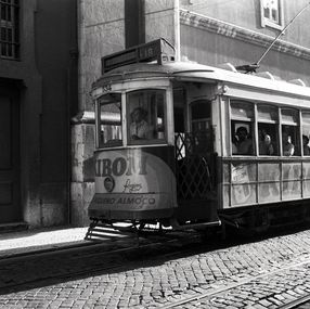 Photographie, Tramway, Lisbonne, Portugal, José Nicolas