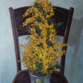 Painting, Mimosa, Galya Popova