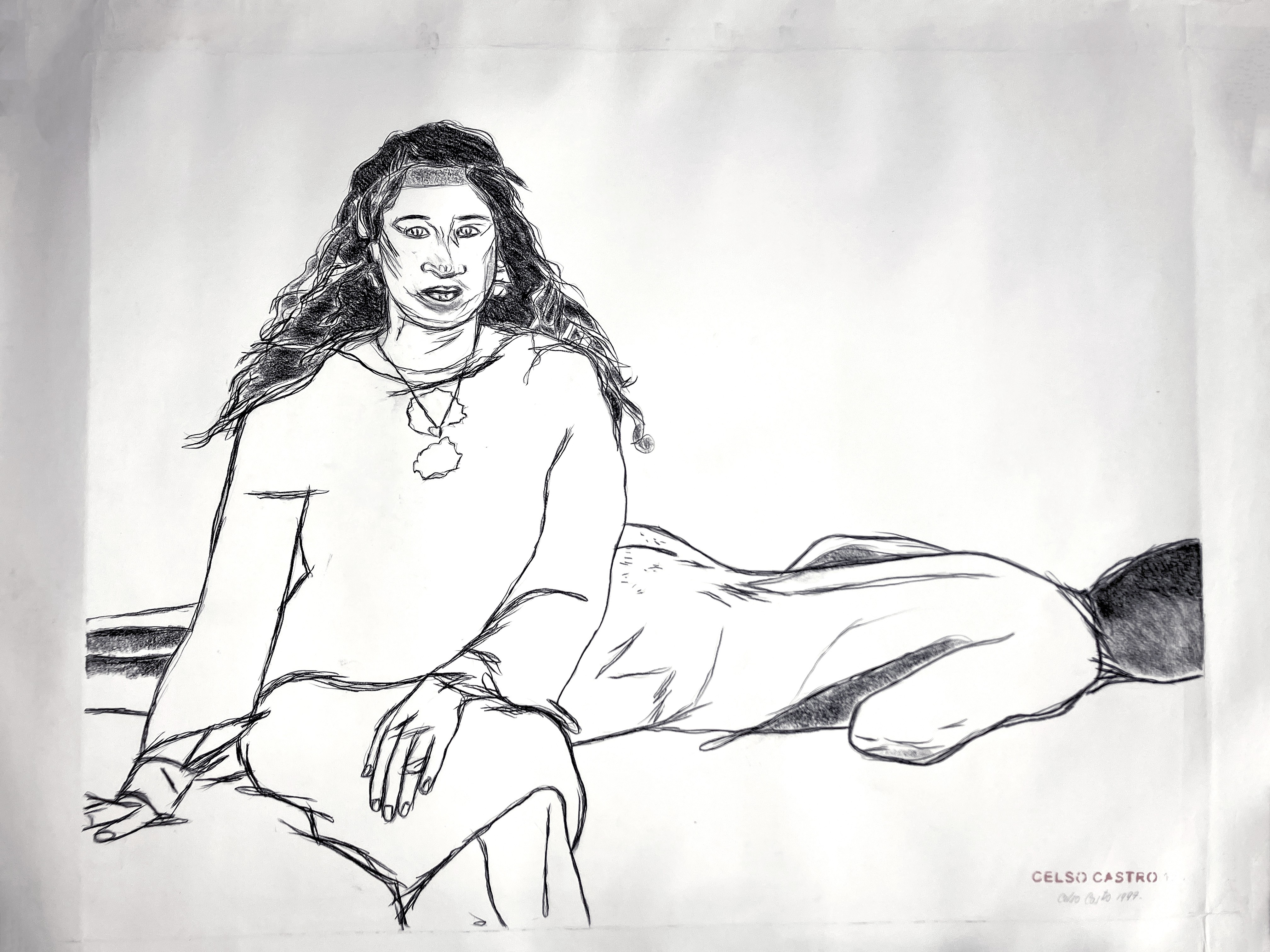 Celso Castro, Untitled Women and man Celso Castro, Untitled Women and man