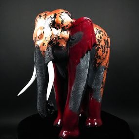 Sculpture, Elephant Boss, Theo Mackaay