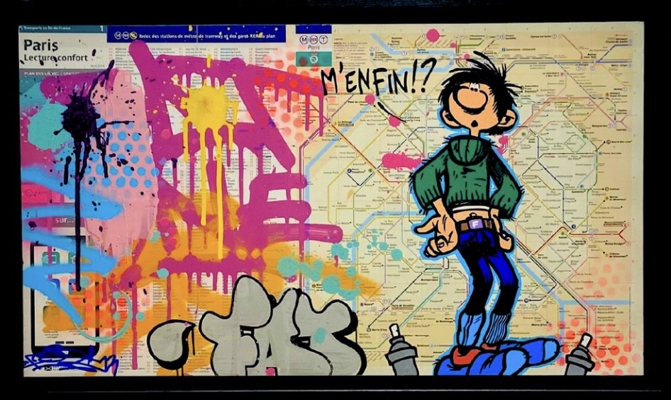 Fat, Plan de métro Gaston Lagaffe Fat, Plan de métro Gaston Lagaffe