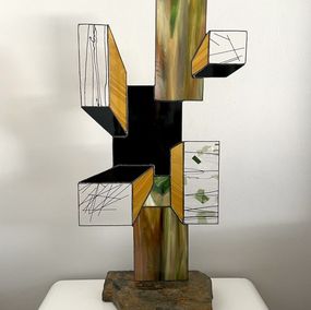 Sculpture, Totem Perspective, Dominique Combe