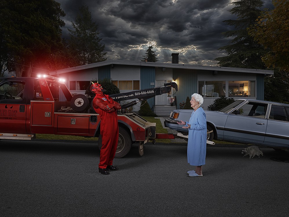 Dina Goldstein, Satan - Gods of Suburbia Dina Goldstein, Satan - Gods of Suburbia