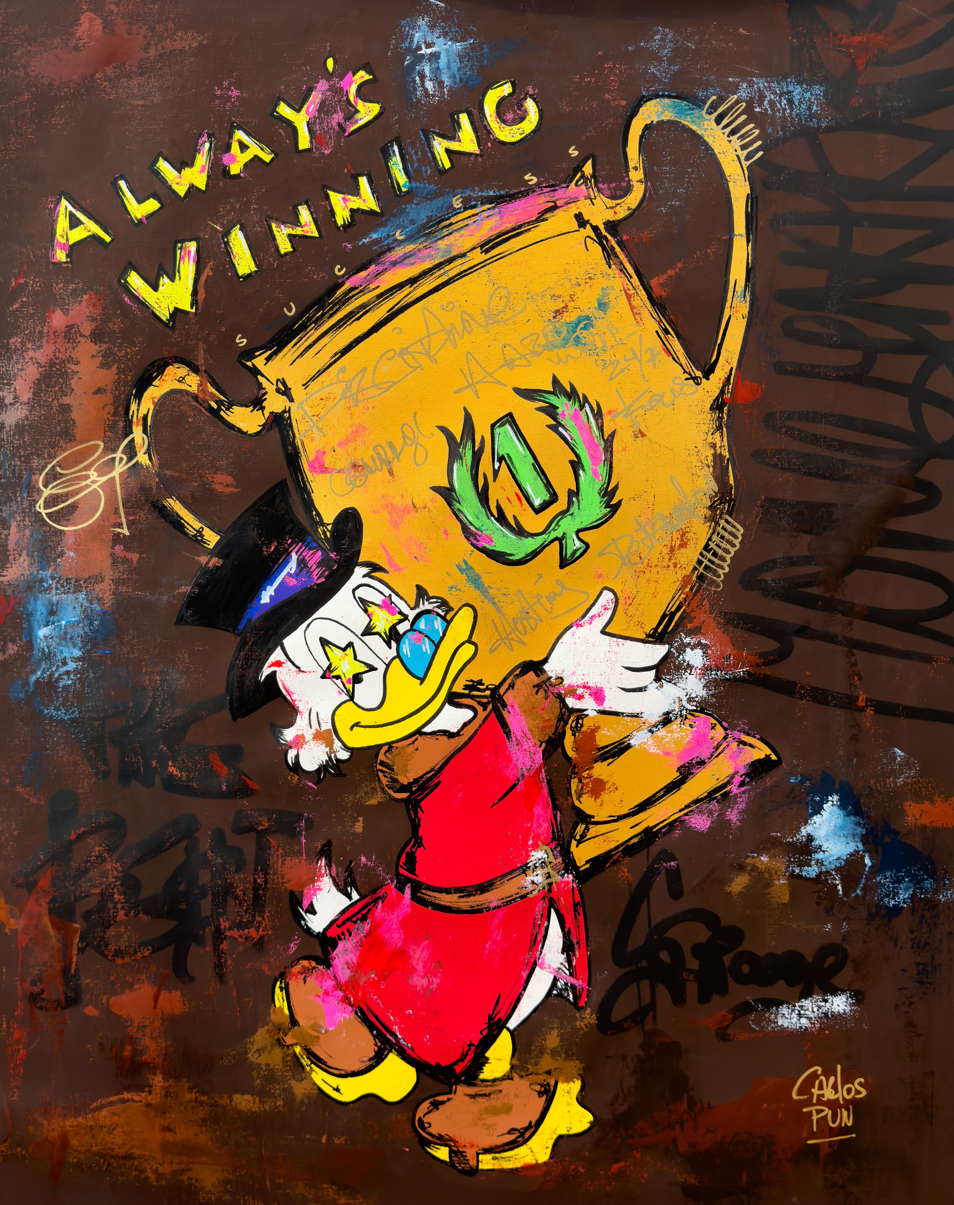 Carlos Pun Art, Mcduck Scrooge in for always winning be the best at all Carlos Pun Art, Mcduck Scrooge in for always winning be the best at all