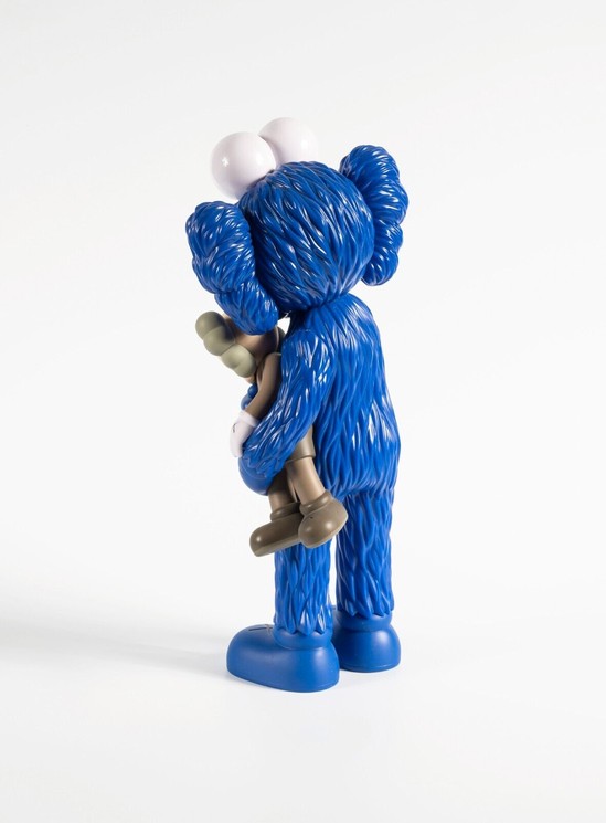 Kaws “Time Off” Blue Vinyl Figure Authentic Brand | eBay