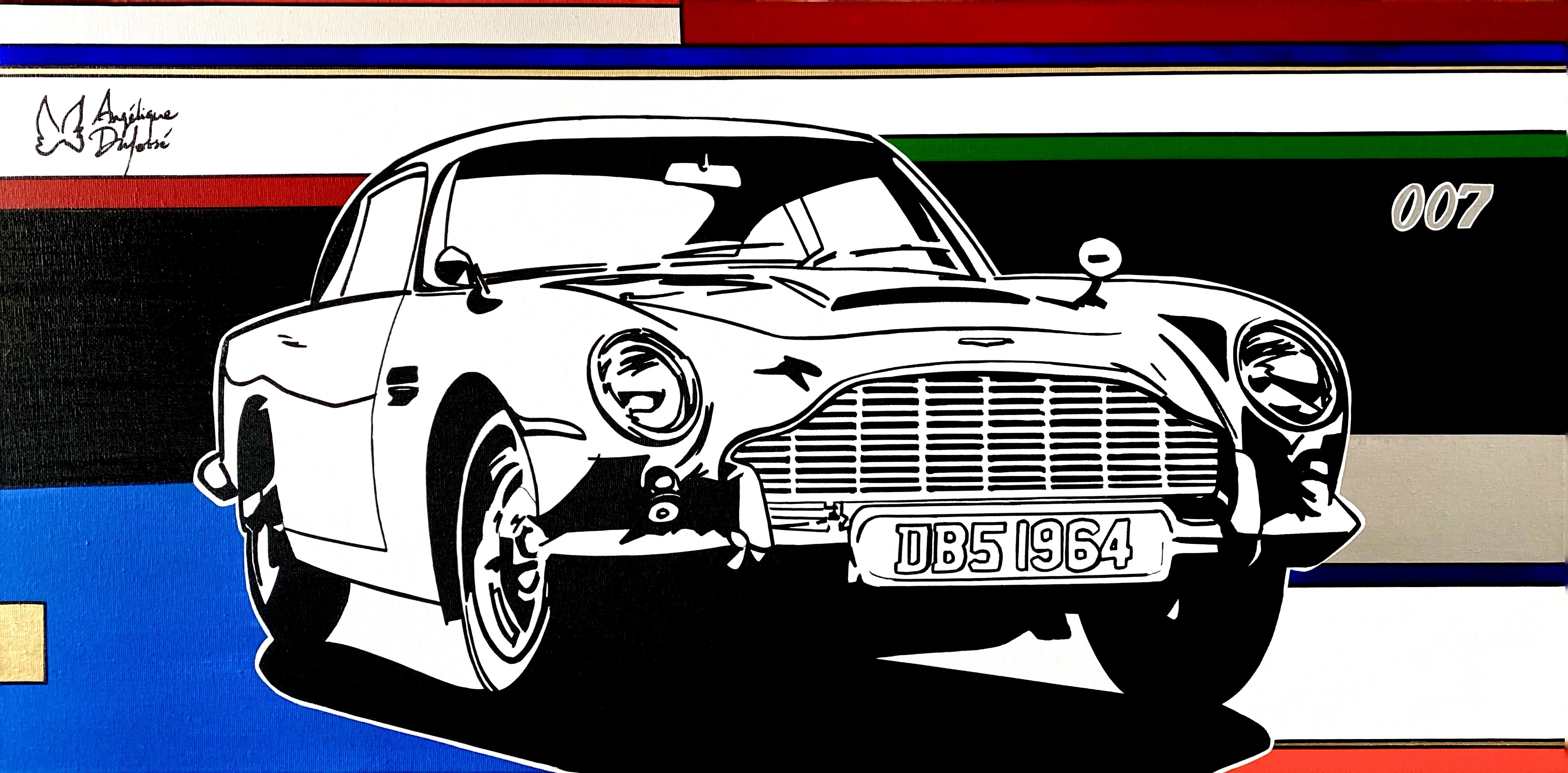 Angélique Dufossé, DB5 Aston Martin Angélique Dufossé, DB5 Aston Martin
