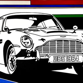 Peinture, DB5 Aston Martin, Angélique Dufossé