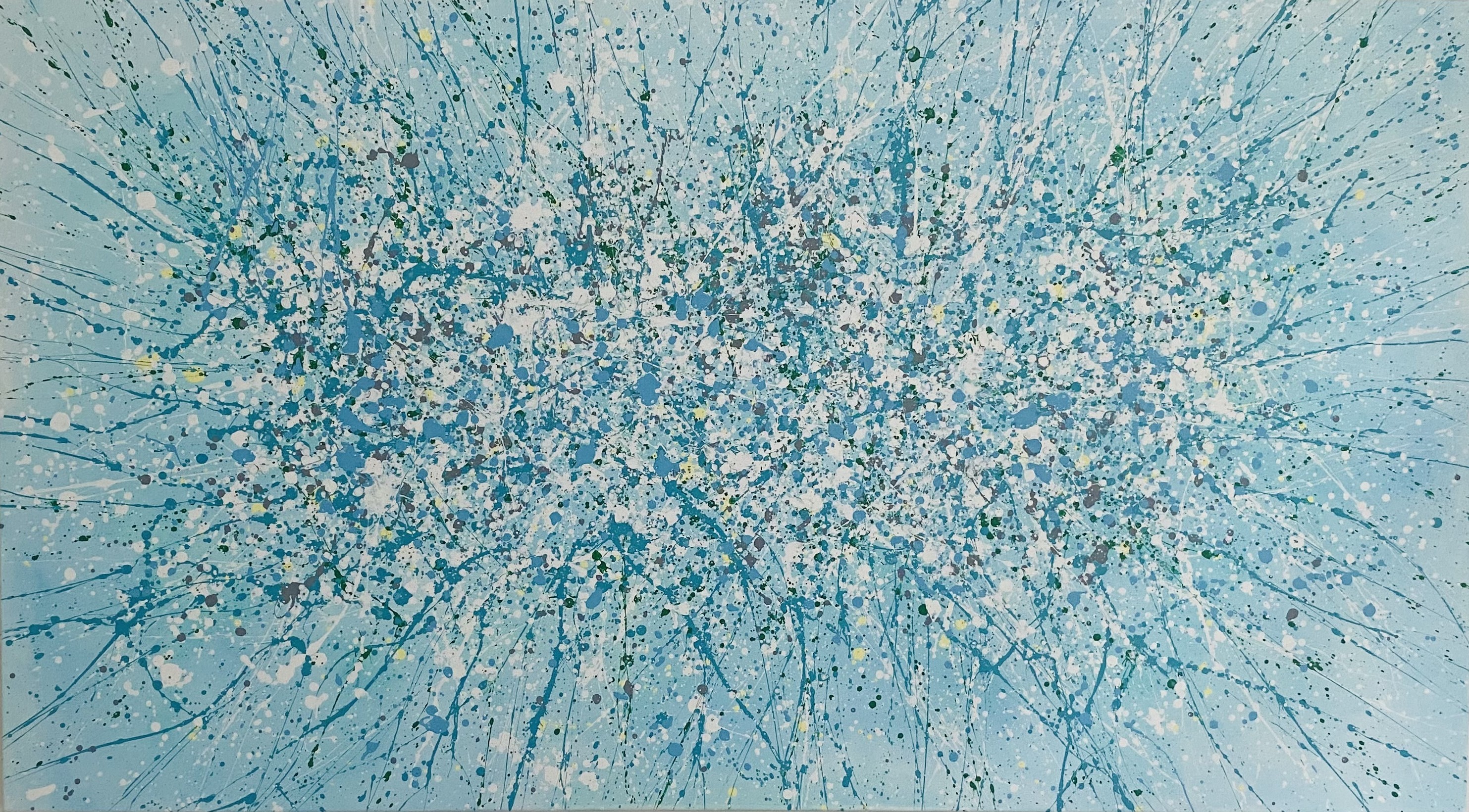 Nataliia Krykun, Series “Between Heaven and Earth” - turquoise blue Nataliia Krykun, Series “Between Heaven and Earth” - turquoise blue